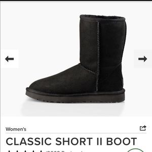 Ugg classic short black